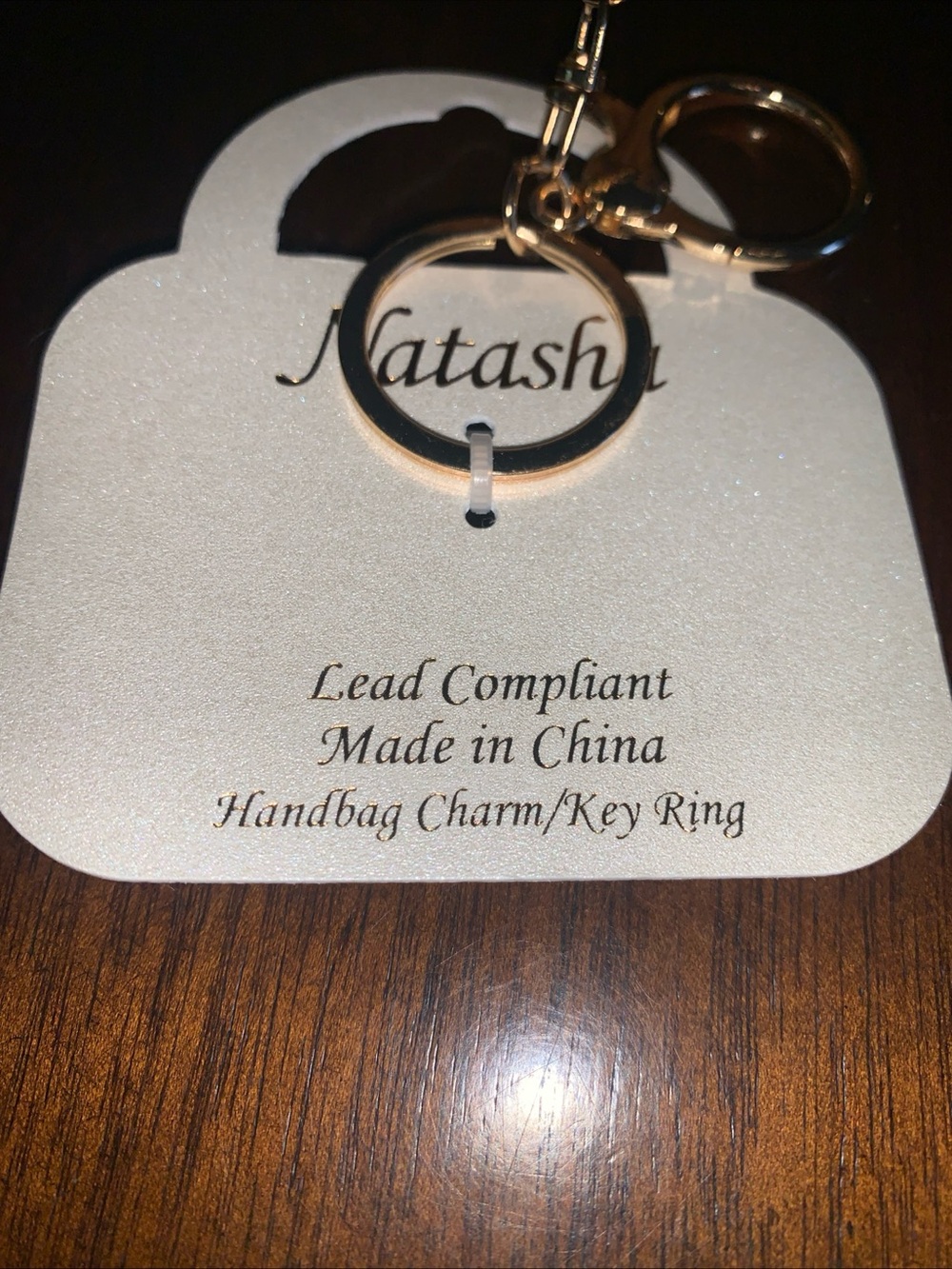 Patriotic Teddy Bear in American Flag Sweater Bag Charm from Natasha NWT - Picture 5 of 9